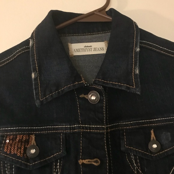 Authentic Amethyst Jeans Jacket - Picture 2 of 4
